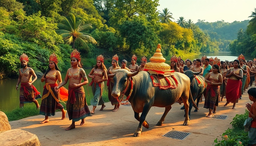 Ancient procession depicting cultural traditions, meaning of lent
