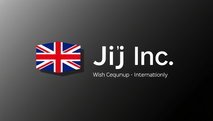Jij Inc. UK expansion, quantum technology announcement, logo and flag