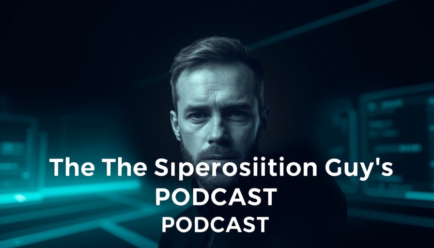 Podcast cover for 'The Superposition Guy’s Podcast' on post-quantum cryptography.