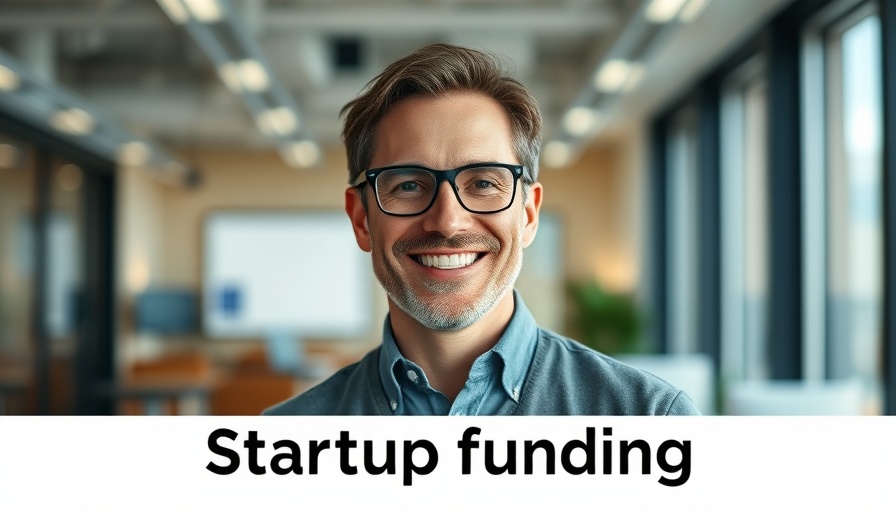 Quantum-Centric Social Enterprise Funding seminar advertisement with a smiling professional.