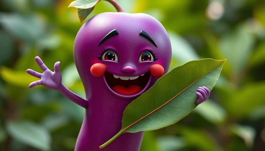 AI model optimization framework comparison using playful fruit character.