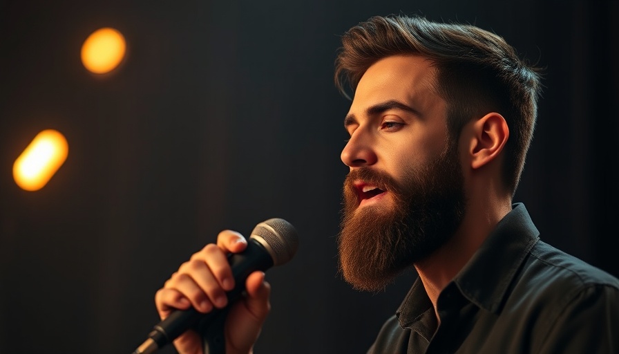 Creating Your Reality with Your Emotions: Bearded man in studio speaking.