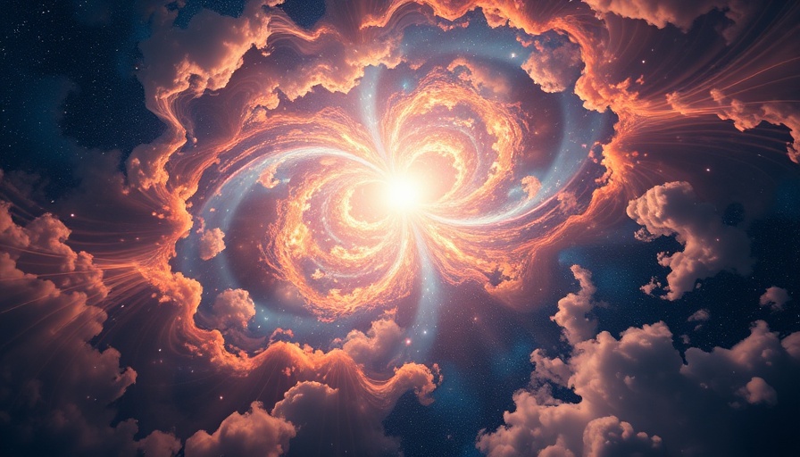 Ethereal cosmic scene representing February New Moon and Stellium in Pisces.