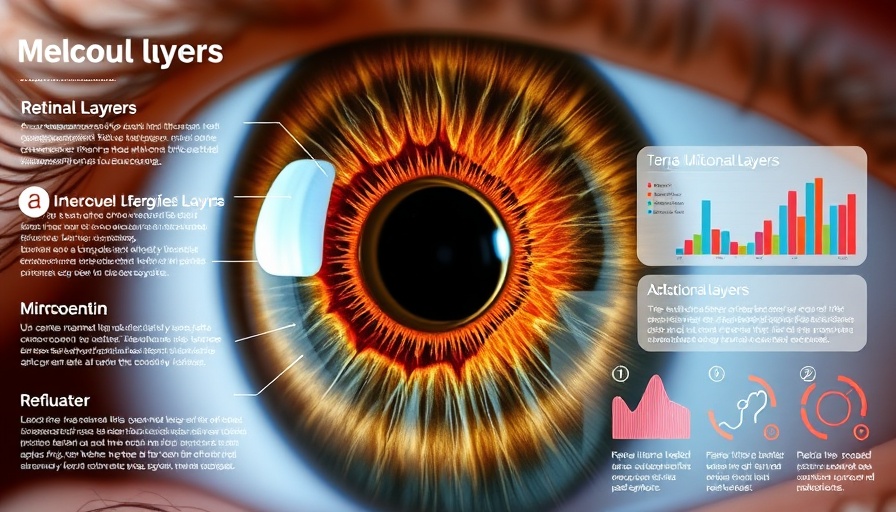 Infographic on restoring retinal mitochondria for vision health.