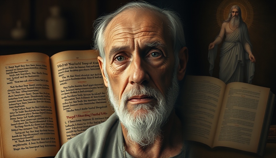 Lost Gospel of Thomas Healing with spiritual figures and ancient text.
