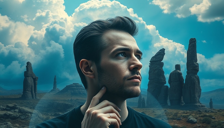 Creative depiction of consciousness and human potential through surreal art.