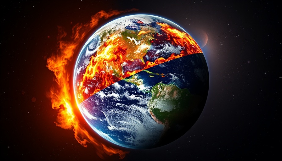 Remote Viewing 2030: Fiery Earth transition in cosmic space.