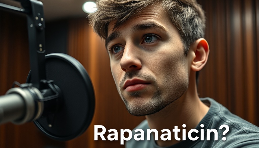Is rapamycin worth taking? Person in studio questioning expression.