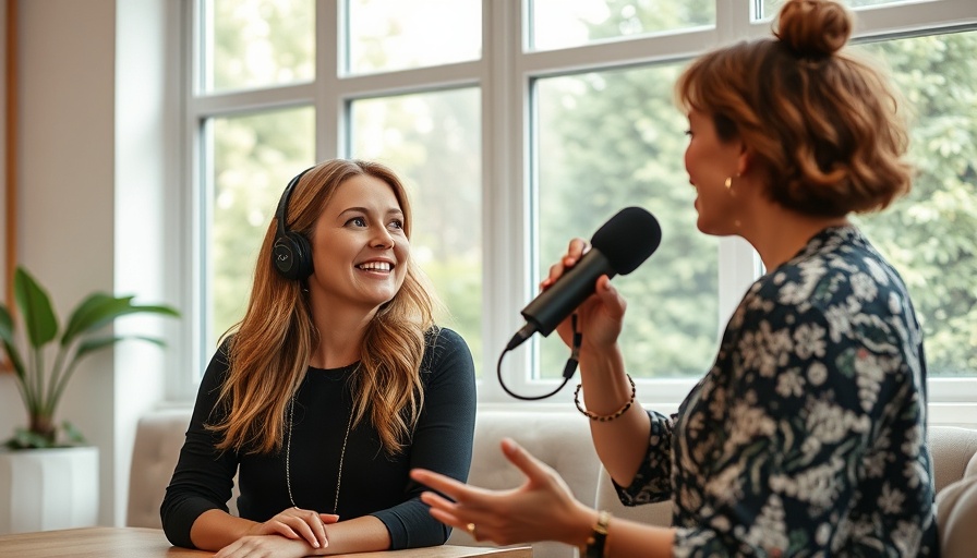 Podcast conversation promoting health benefits of time outside.