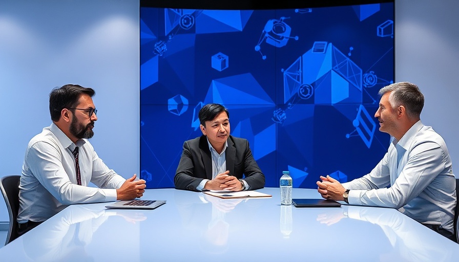 AI and Quantum Integration panel discussion in modern studio.