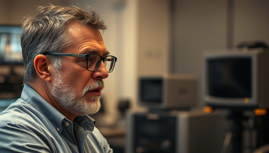 Biohacking discussion with man in glasses on a podcast.