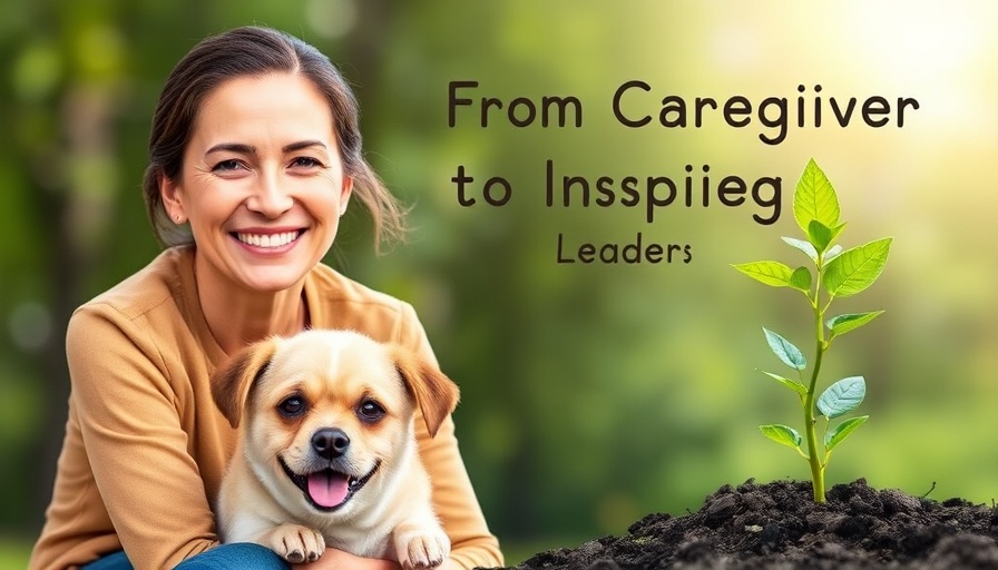 Coping with Loss podcast cover, woman with dog, inspiring growth theme