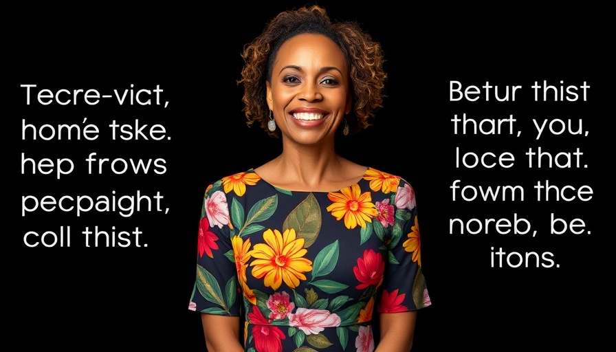 Inspirational woman symbolizing personal growth after loss with leadership.
