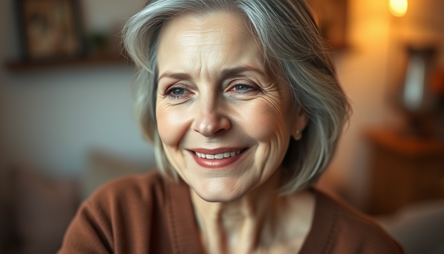 Middle-aged woman reflecting in warm, cozy setting, Finding Purpose After Loss.