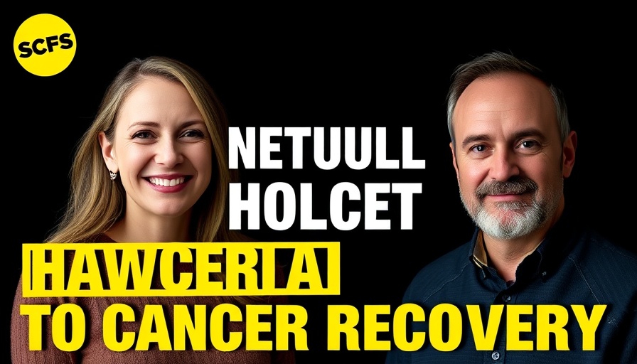 Functional Medicine for Cancer Recovery podcast cover with two hosts and bold text.
