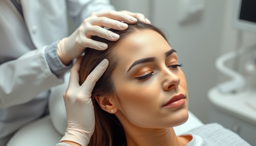 Healthy scalp secrets: professional scalp treatment in clinic.