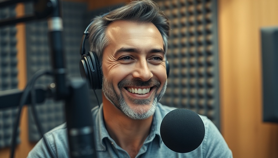 Biohacking for Kids discussion on podcast, mature man speaking.