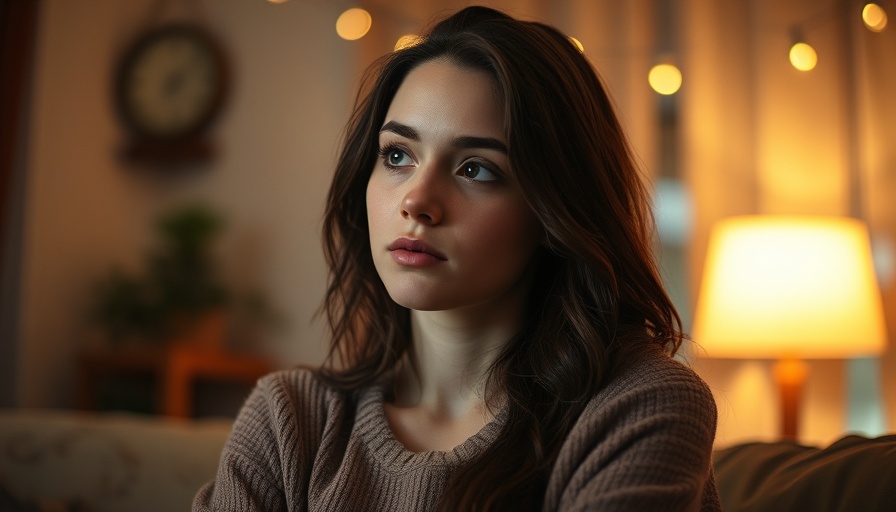Young woman reflecting after a breakup, showcasing personal growth.