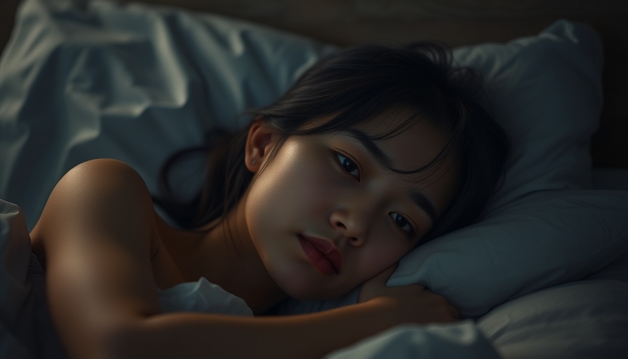 Tired Asian woman lying in bed, dim lighting, What Coffee Really Does to Your Brain