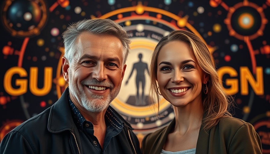 Human awakening and AI: Future technology embrace with smiling individuals.