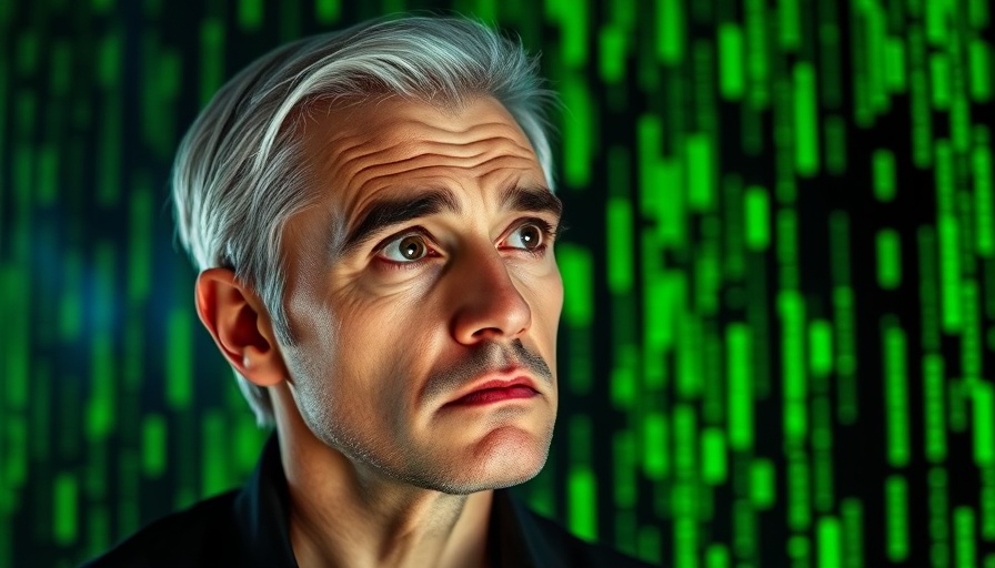 Exploration of digital immortality with a thoughtful man in a matrix-inspired setting.