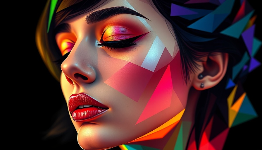 Abstract female portrait symbolizing Transmuting Shame into Compassion