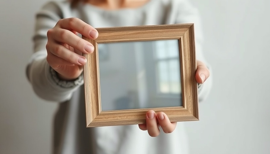 Healing from Grief: Close-up of hands holding a picture frame.