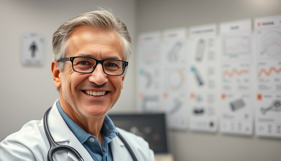 Doctor discussing genetic triggers for hair loss treatment in clinic.