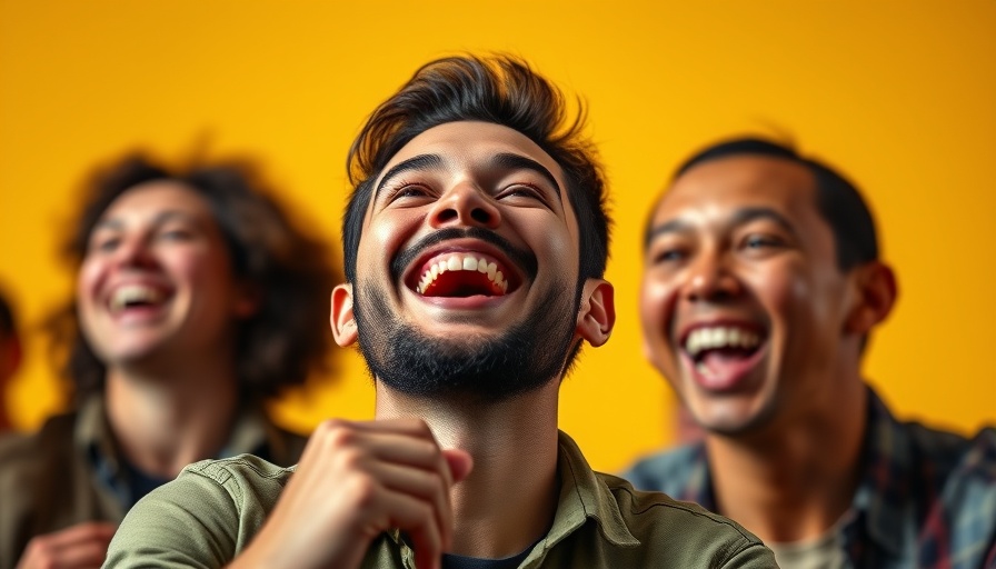 Biohacking Health Insights: Smiling individual engaging in conversation.