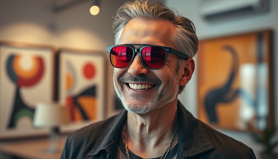 Stylish man smiling confidently for sleep optimization insight.