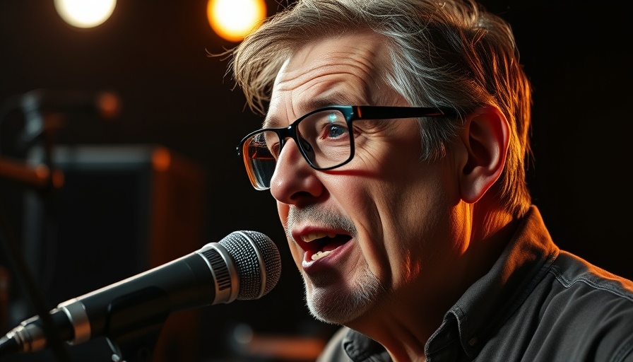 Middle-aged man discussing mitochondrial health in a studio setting.