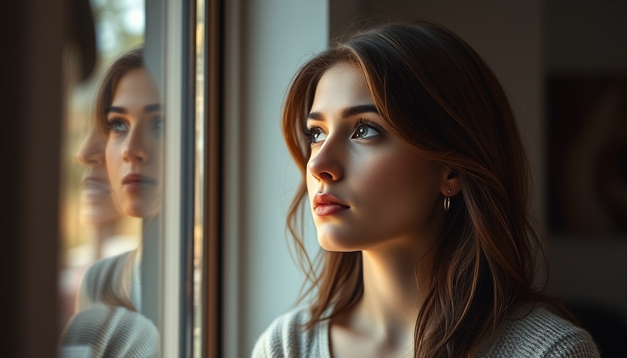 Contemplative young woman for grief support article.