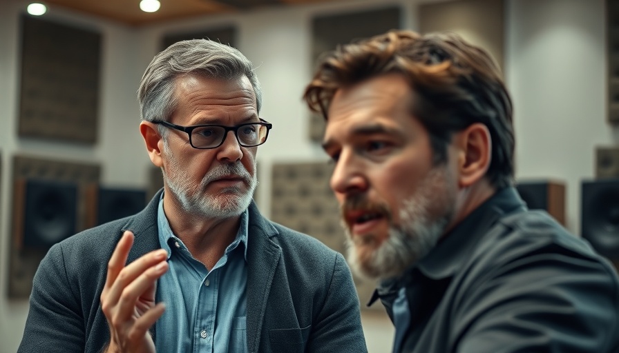 Middle-aged man discussing health optimization in a studio setting.