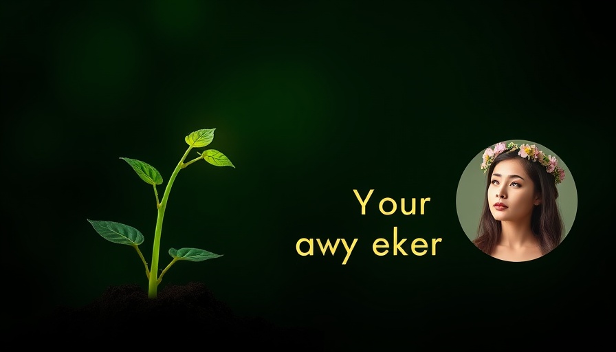 Personal Growth After Loss podcast cover featuring plant sprout.