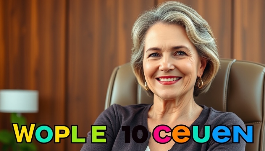 Warm smile of a mature woman in a cozy office, Personal Growth After Loss.