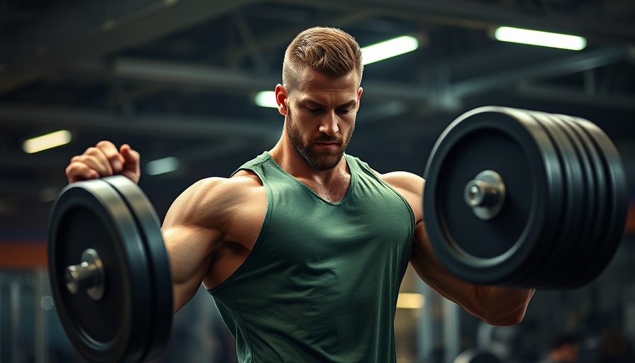 Muscular man lifting weights in a gym, balance vs burnout.
