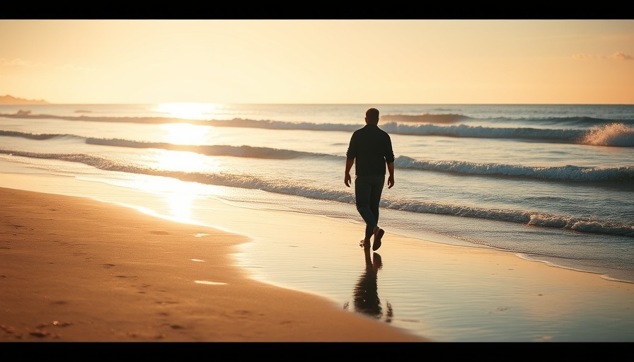 Authentic communication in personal transformation by the beach.