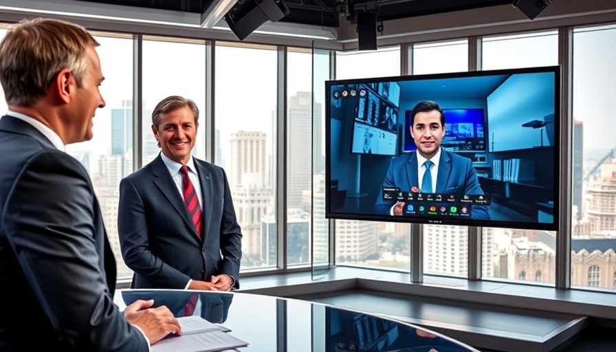 AI and Quantum Integration discussion on news broadcast.