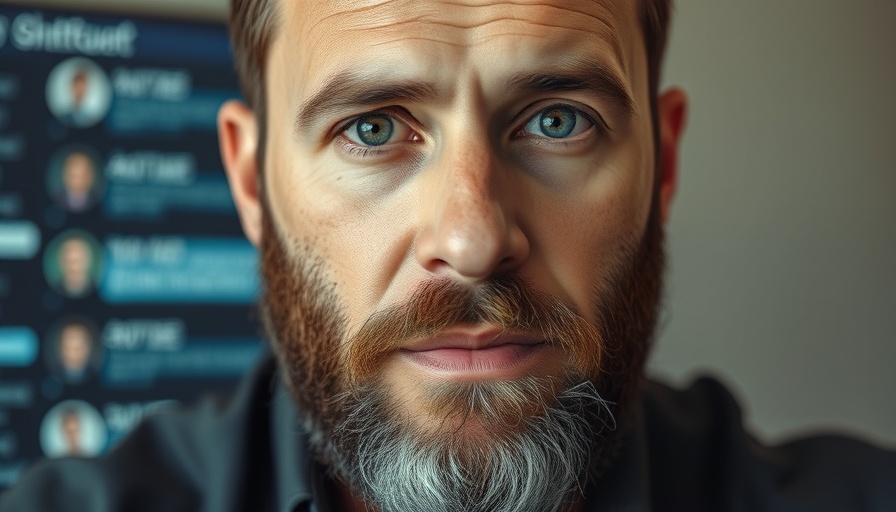 AI ChatGPT conversation implications discussed by bearded man.