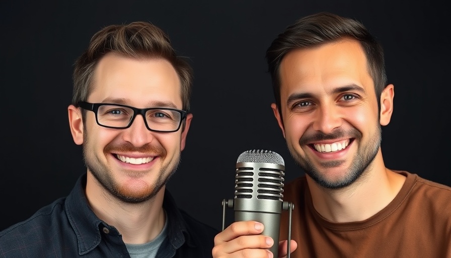 Podcast thumbnail with two men discussing sea salt benefits health optimization.