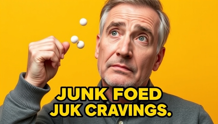 Middle-aged man thinking about dynorphins and junk food cravings.