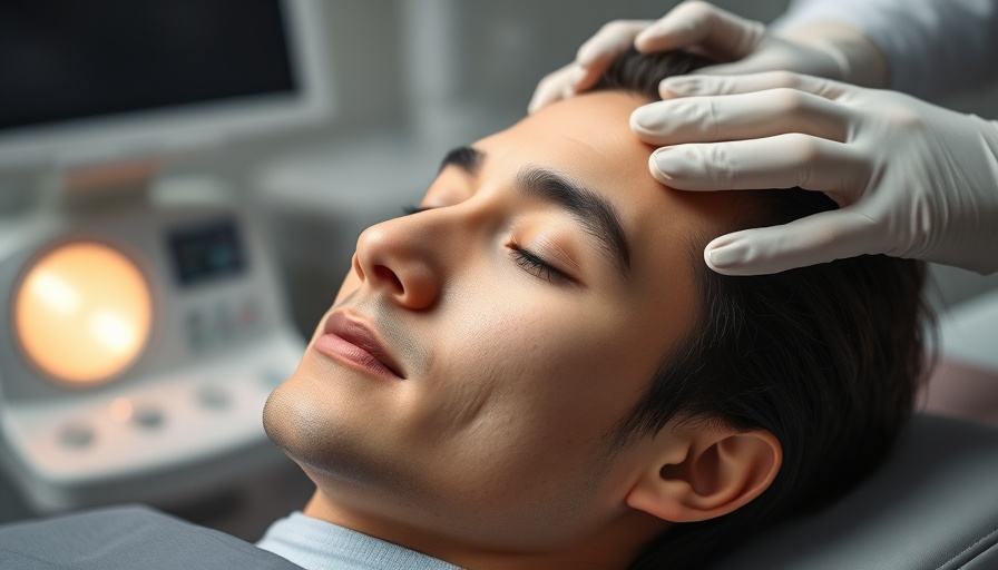 Pain-free hair restoration in a serene medical setting.