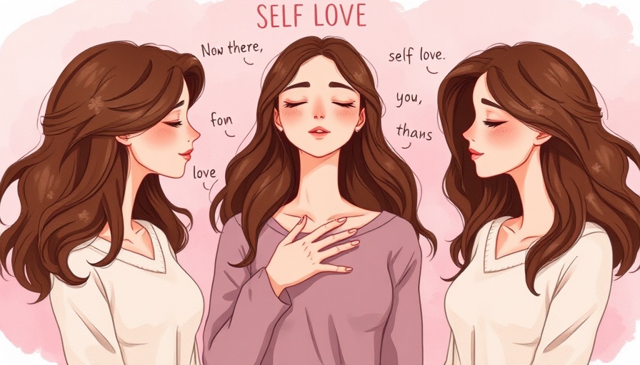 Understanding complex trauma through self-love illustration