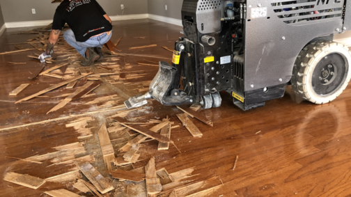 wood floor removal