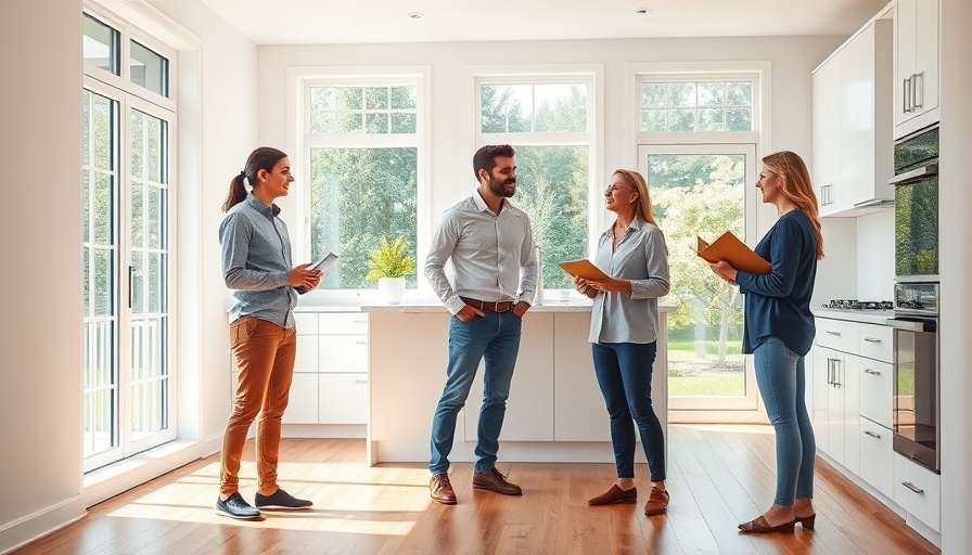 Potential homebuyers discussing homeownership costs in Texas.