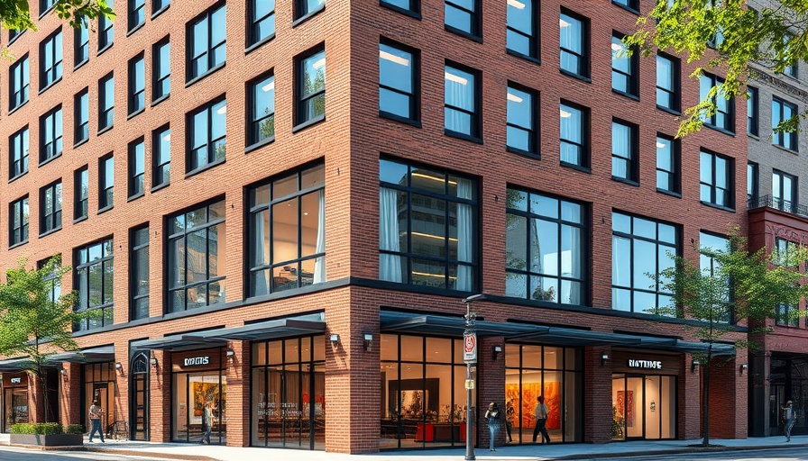 Modern brick building showcasing demand for new remodeled homes