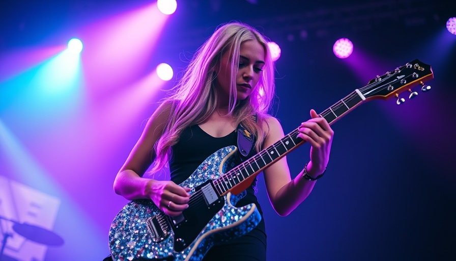 Blonde musician performs at Austin weekend events
