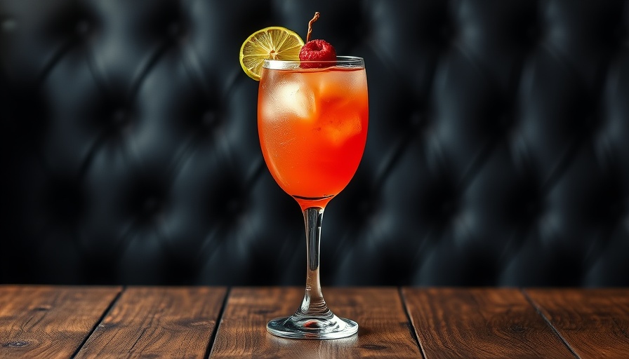 Floradora cocktail recipe: vibrant drink with raspberry and lime garnish.