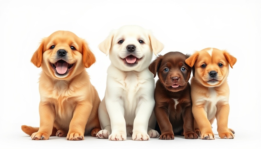 Adorable puppies sitting together, Austin weekend events.