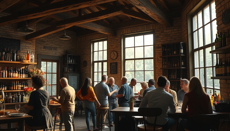 Cozy event space in Austin with people socializing